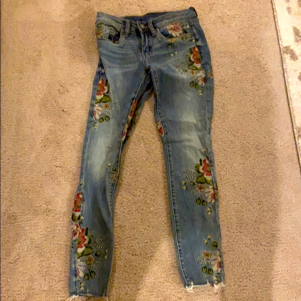 BLANKNYC Embroidered Jeans